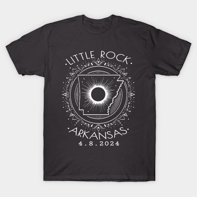 Solar Eclipse Apparel Arkansas T-Shirt by Positively Petal Perfect 